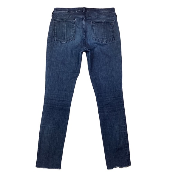 Rag & Bone Ankle Skinny Jeans Cropped Blue - Picture 5 of 15